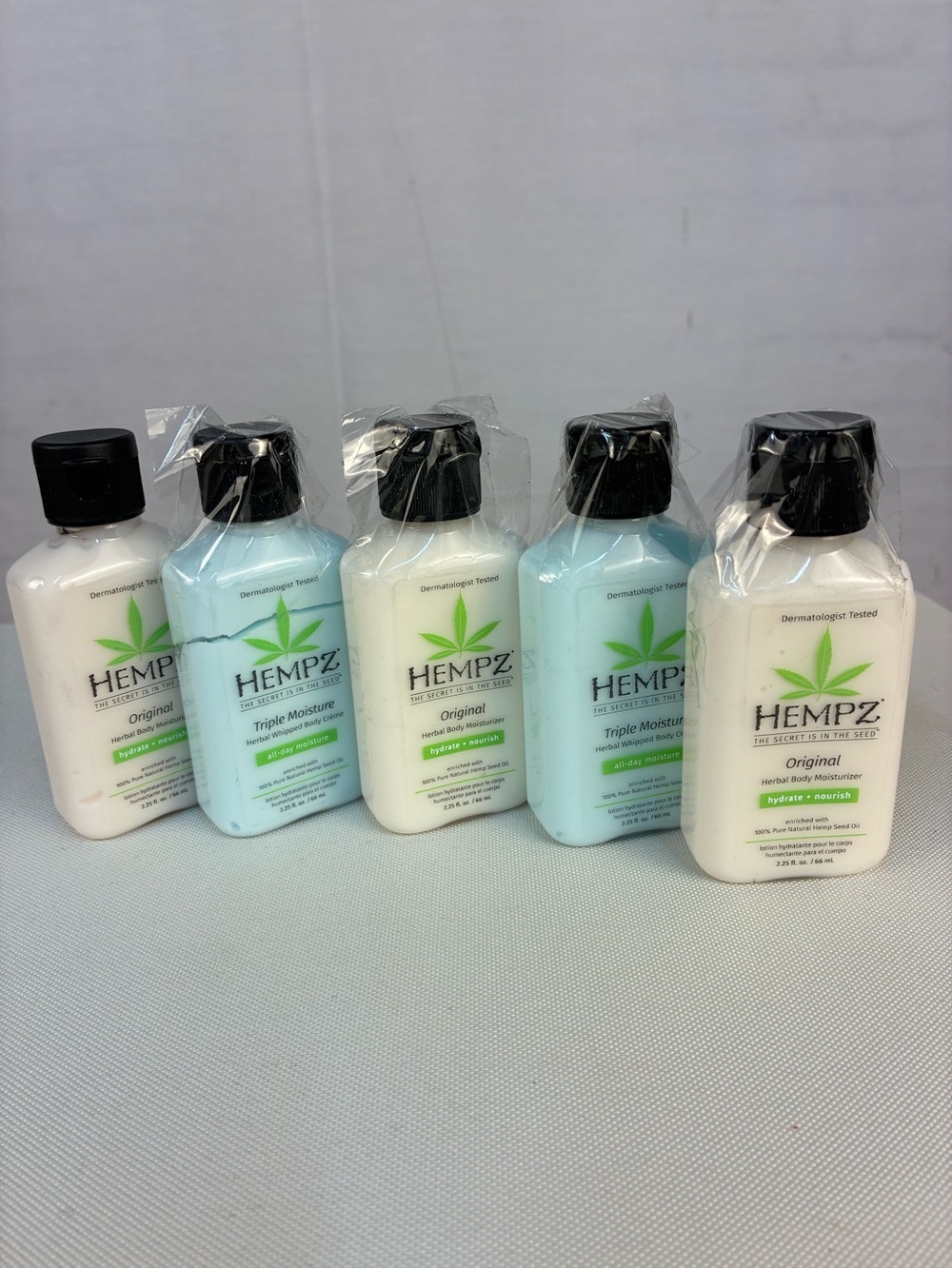 NEW Set of 5 Hempz Body Lotions